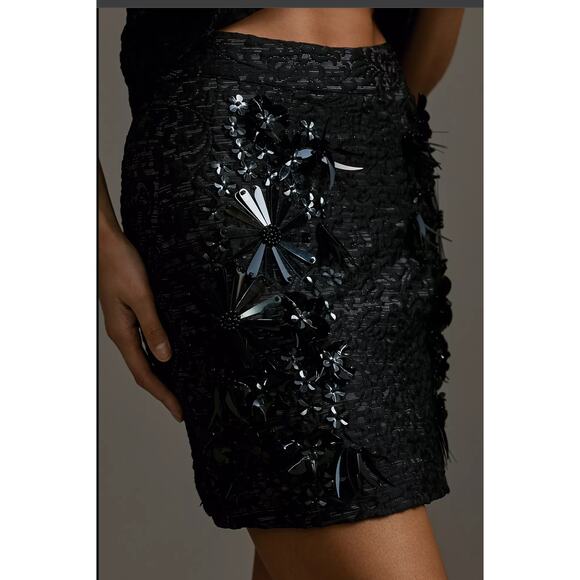 Essentiel Antwerp Sequin Mini Skirt - New Size 4 - Picture 1 of 5